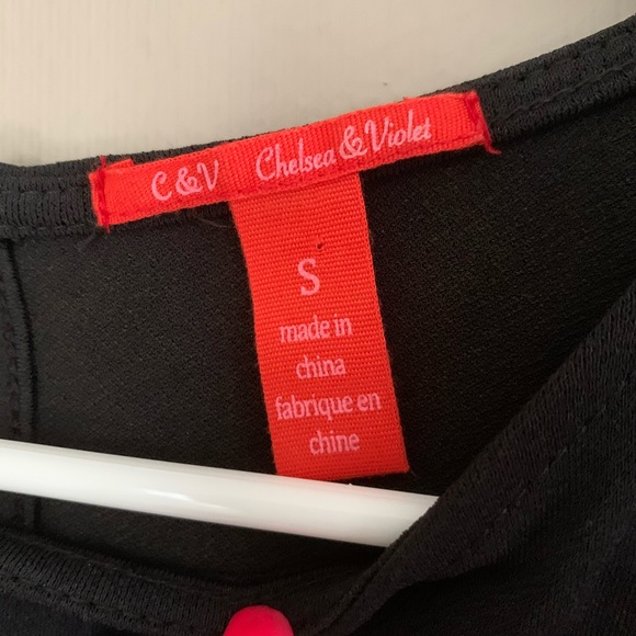 CHELSEA&VIOLET Long Sleeve Embroidered Mini Dress - Picture 3 of 5